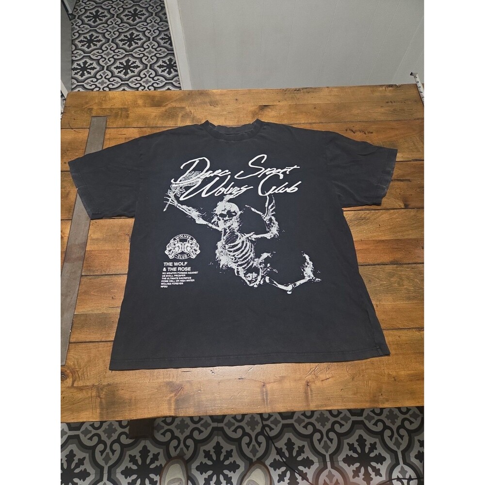 Darc Sport Civil Regime T Shirt XL Black Limited Edition Wolves Club Gym